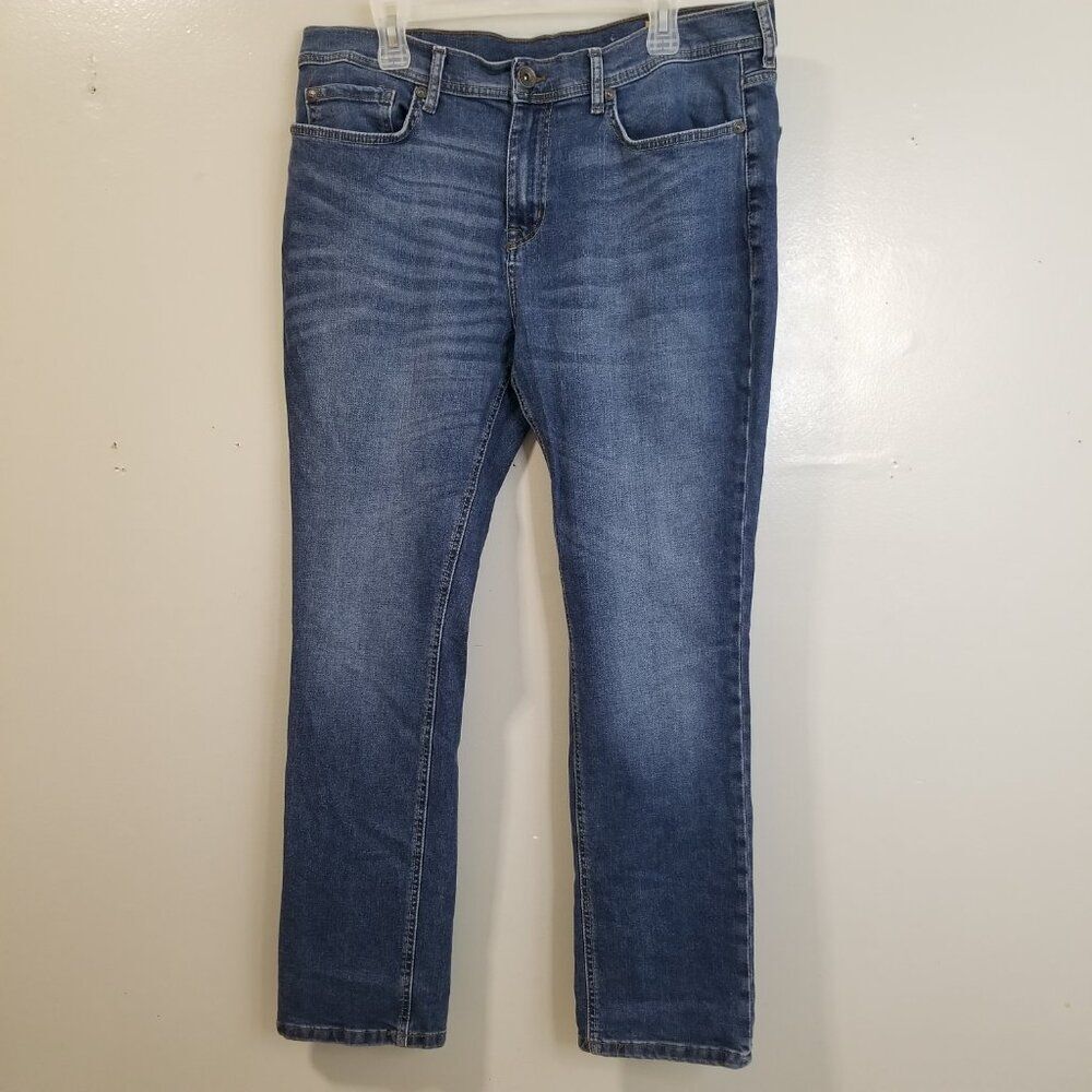 Seven7 Slim Straight Denim Jeans Med Wash Men's 36
